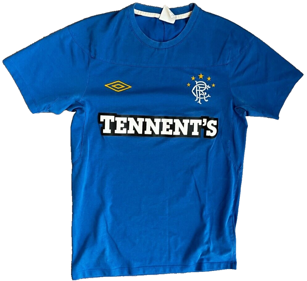 Glasgow Rangers Jersey 2011 Training Shirt Umbro Football Size Men S