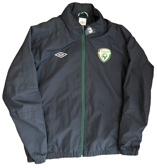 Ireland Football Training Presentation Jacket Sudadera Umbro Windbreaker Size XL