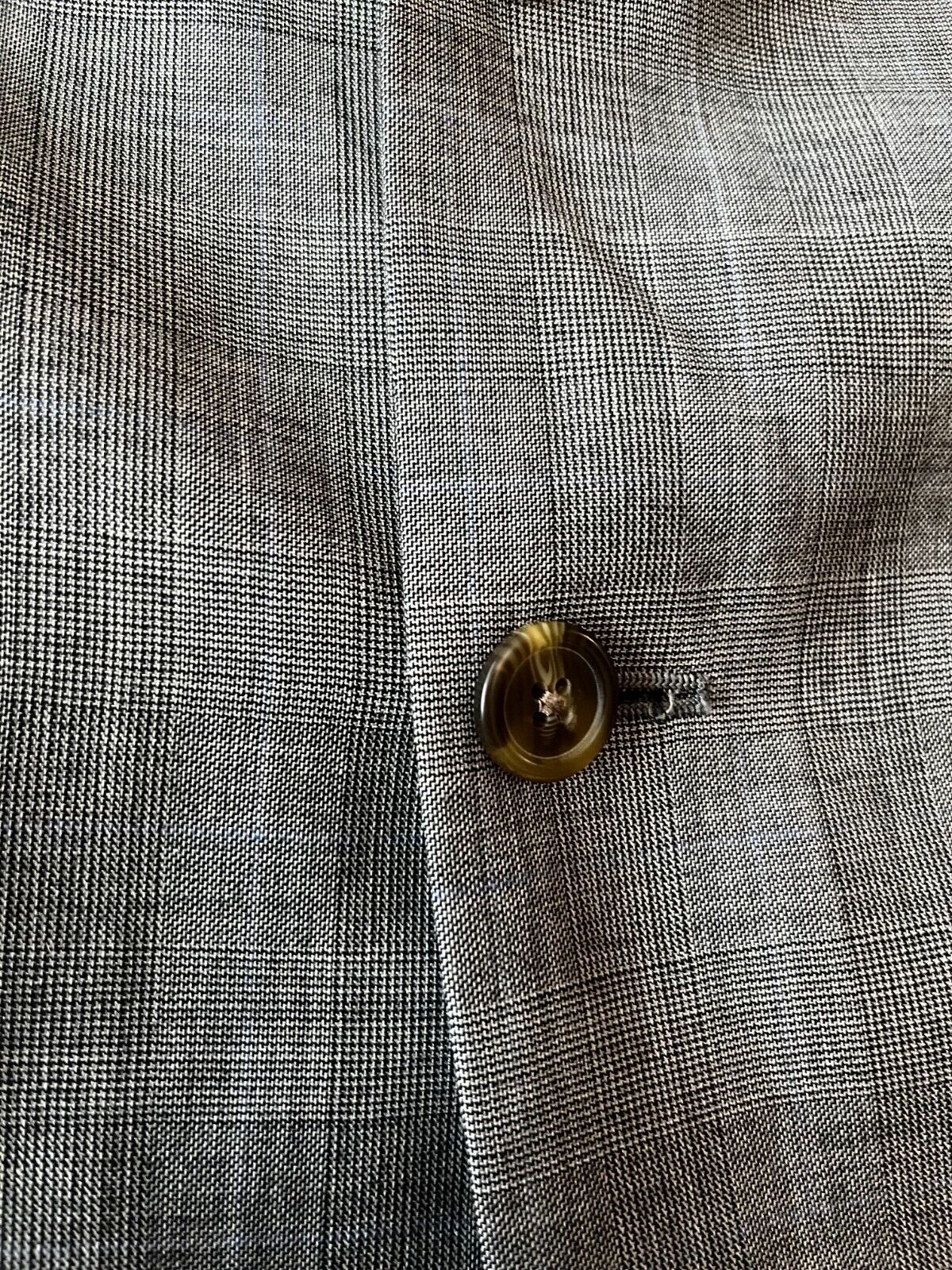 Lauren Ralph Lauren Blazer Wool Jacket Men Made in Canada Check Measurments