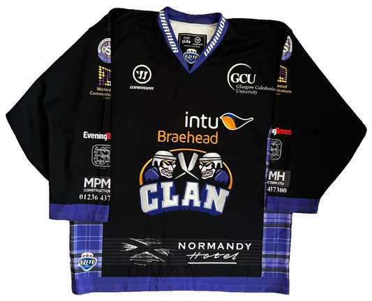 Glasgow Braehead Clan Warrior Ice Hockey Jersey Shirt Men Size XL