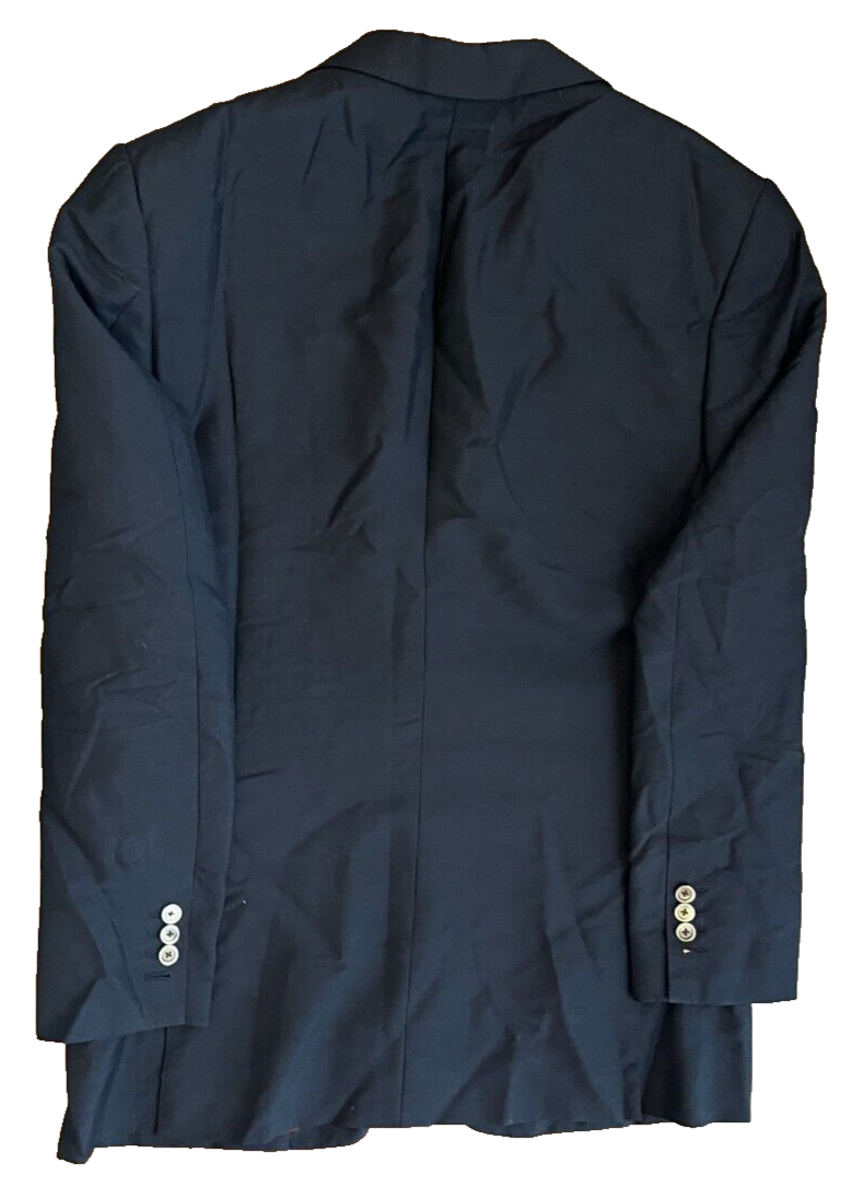 Thom Sweeney Blazer & Waistcoat Suit Men Navy CHECK MEASURMENTS
