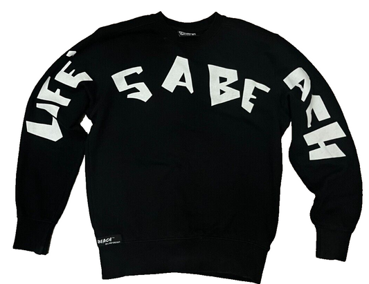 Life's A Beach Surfgear Sweatshirt Sudadera Sweater Pullover Men Size S