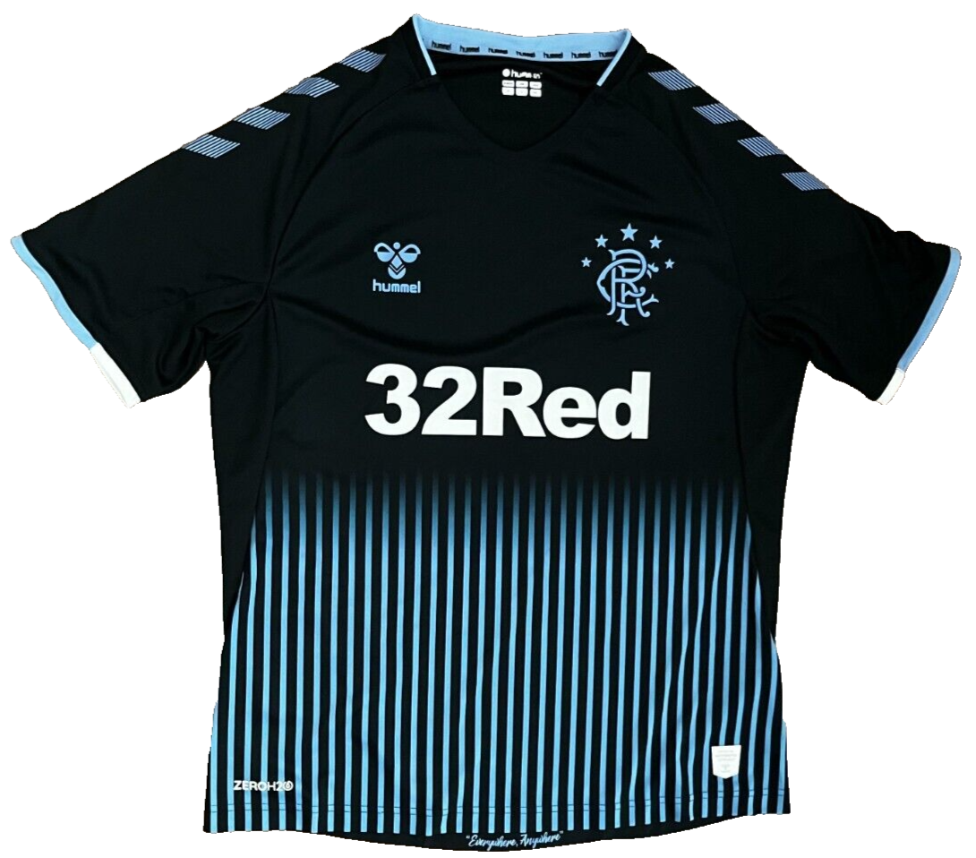 Glasgow Rangers 2019 2020 Away Shirt Jersey Hummel Camiseta Trikot Mailot XL