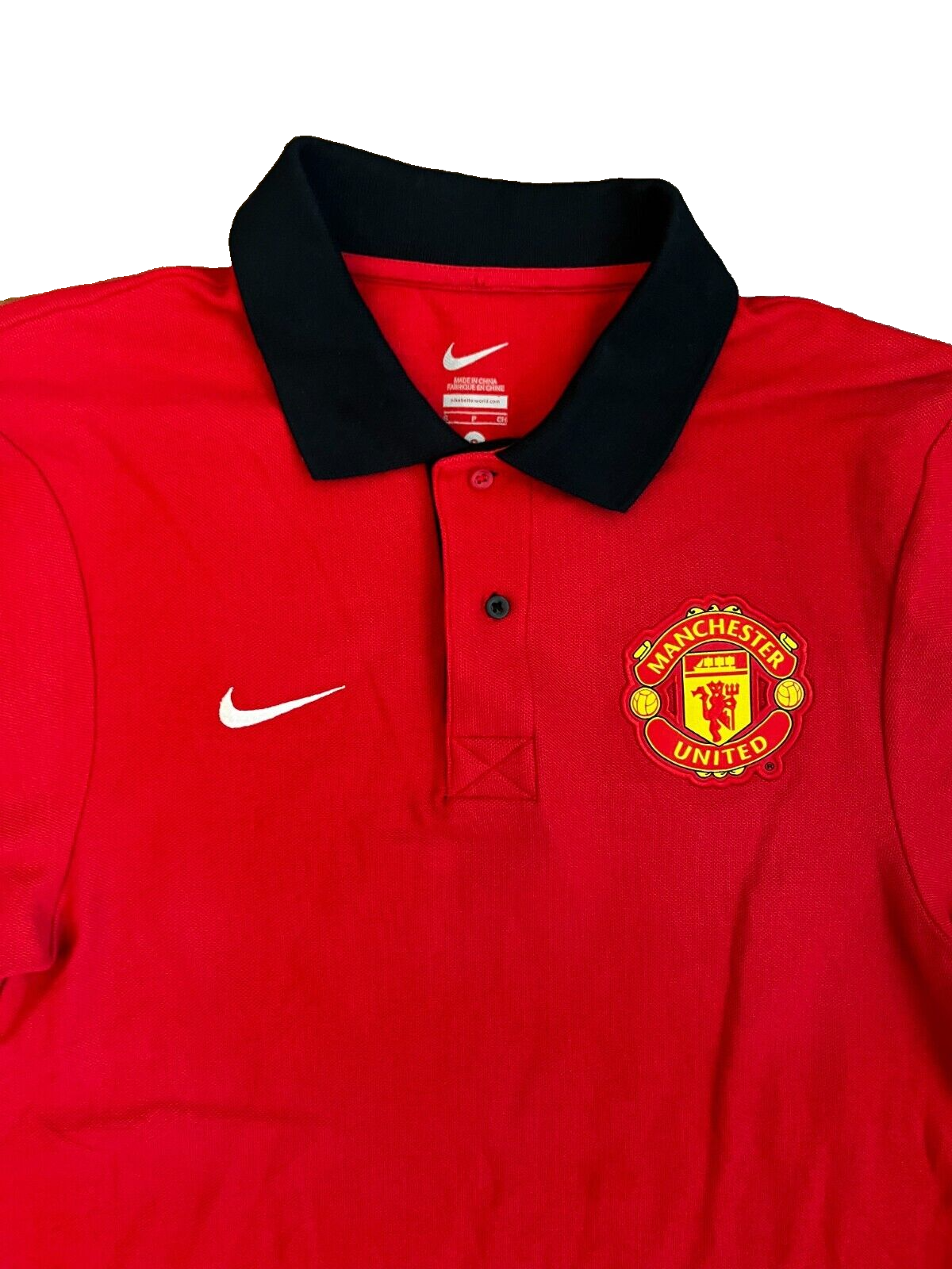 Manchester United Jersey Football Polo Shirt Nike Size Men S