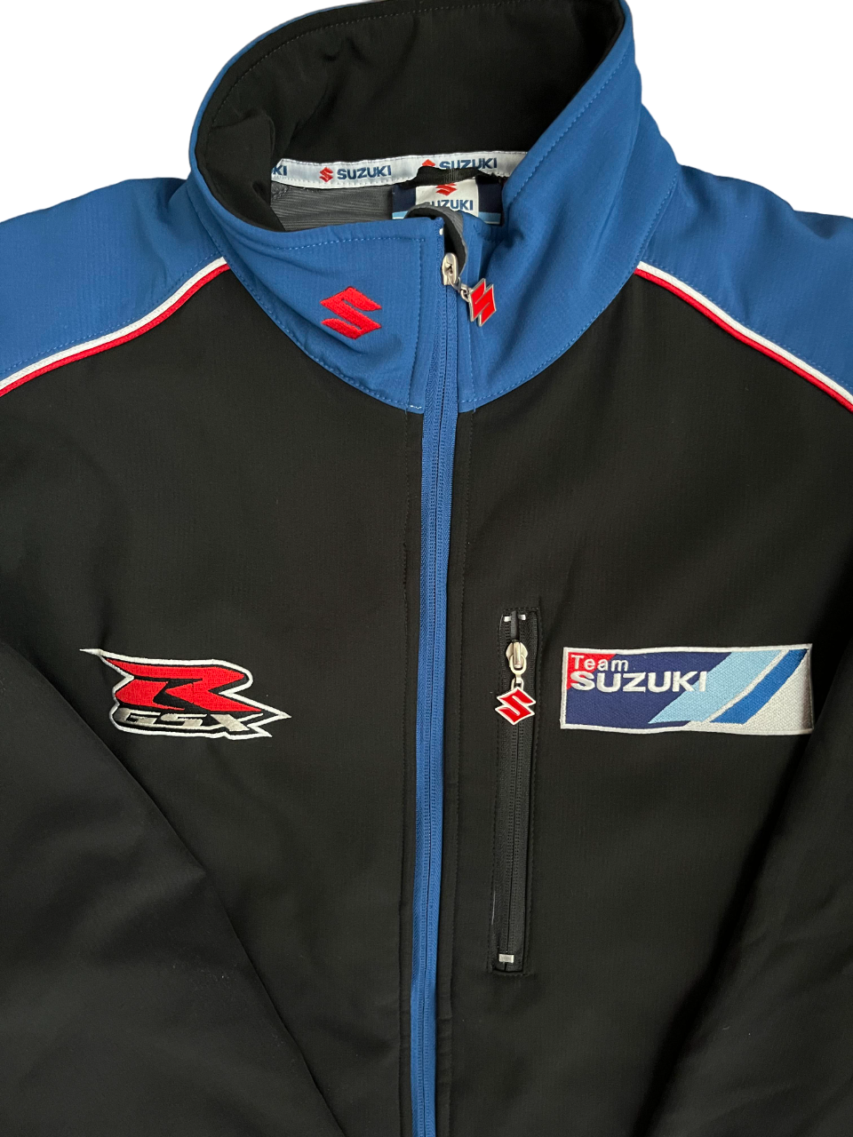 Suzuki GSX R Racing MotoGP Motorcycle Presentation Jacket Sudadera Size XXL