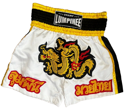 Vintage Champ Lumpinee Shorts Muay Thai Boxing BJJ Dragon Men Size M