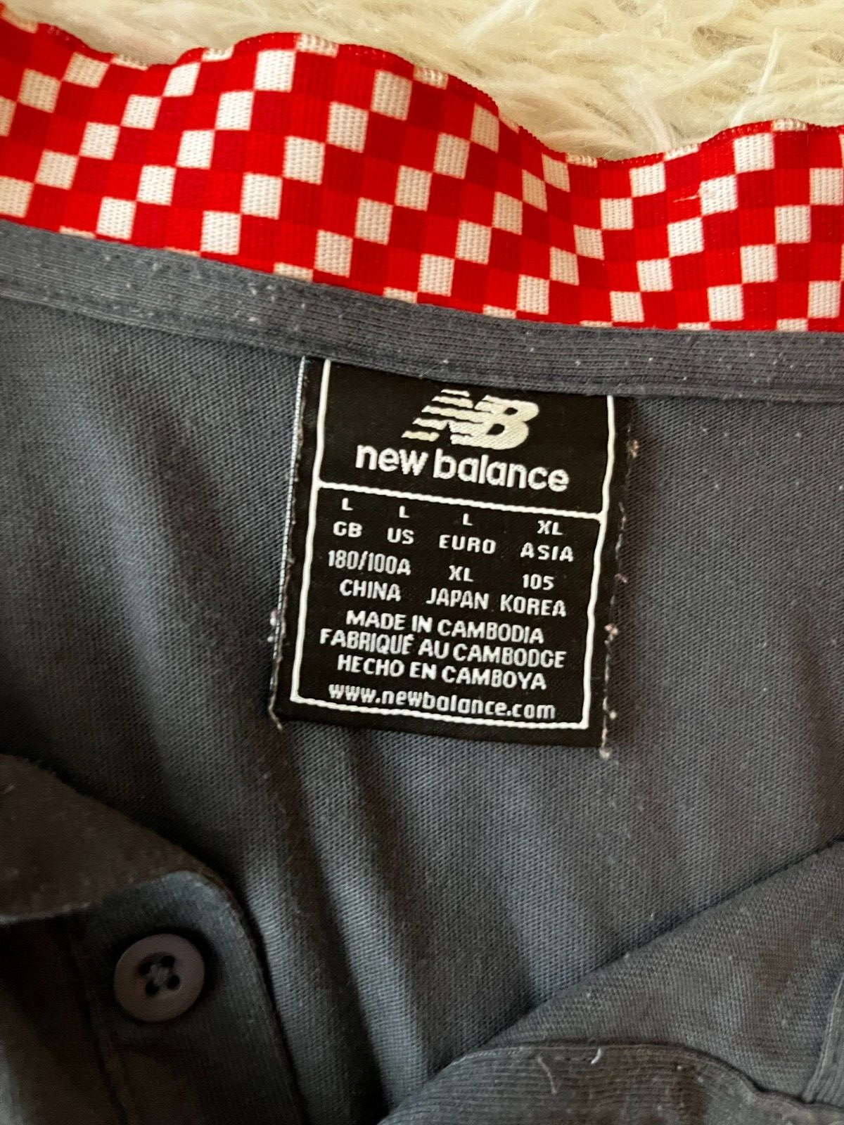 Liverpool Training Polo Shirt Football Jersey 125 Years New Balance Size Men L