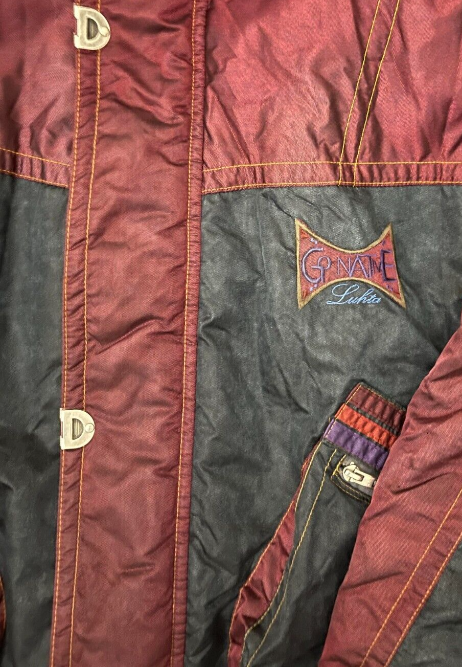Very Rare Vintage Go Native by Luhta Ski Jacket Sudadera Men Size EUR 54 USA 44