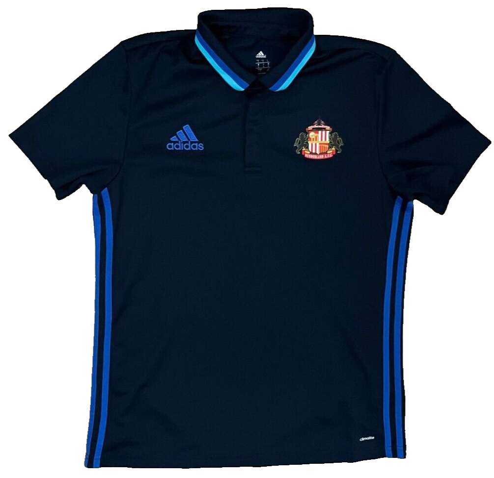 Sunderland Polo Training Shirt Jersey Adidas Camiseta Trikot Mailot Size Men L