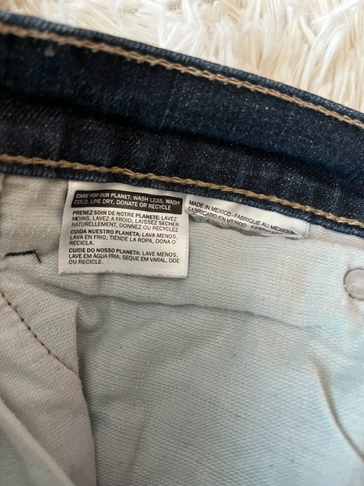 Levis 510 Blue Jeans Dark Wash Mens 31x34 Slim Fit Skinny Leg Denim Red Tab