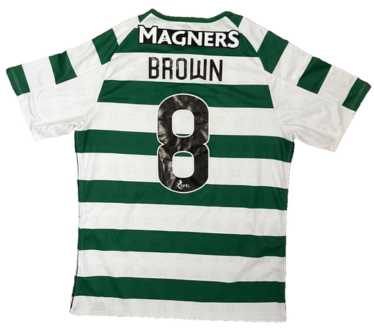 Scott Brown Glasgow Celtic 2018 2019 Home Shirt Jersey New Balance Camiseta XL
