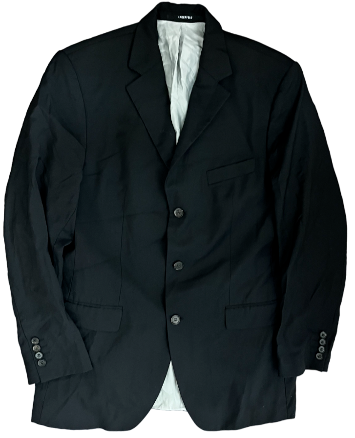 Karl Lagerfeld Suit Jacket Blazer Finest Italian Wool Size 50