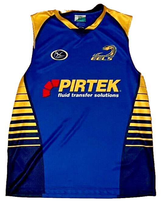 Parramatta Eels Rugby 2004 Home Shirt Jersey ISC Camiseta Trikot Mailot Size L