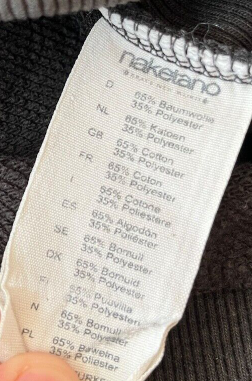 Naketano Jacket Full Zip Hoodie Gray Women Size L
