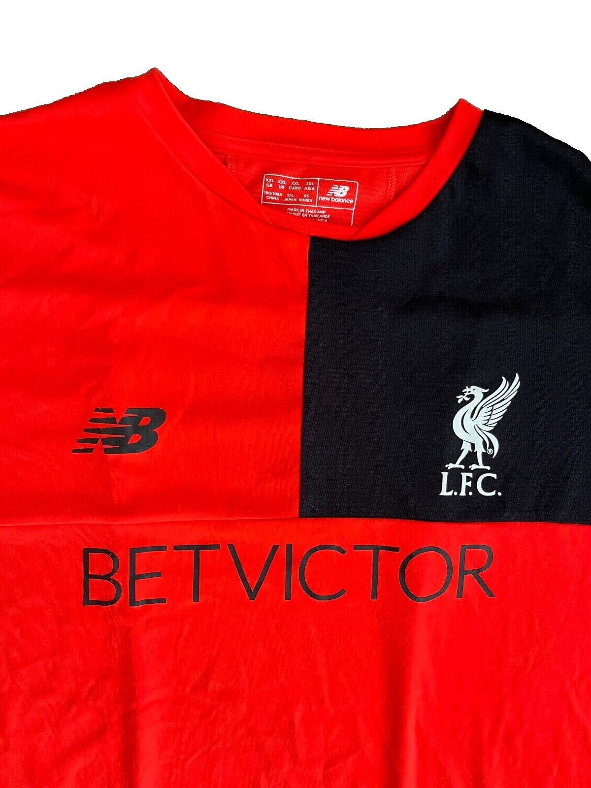 Liverpool Jersey 2016 2017 Training Shirt New Balance Football Size Men XXL