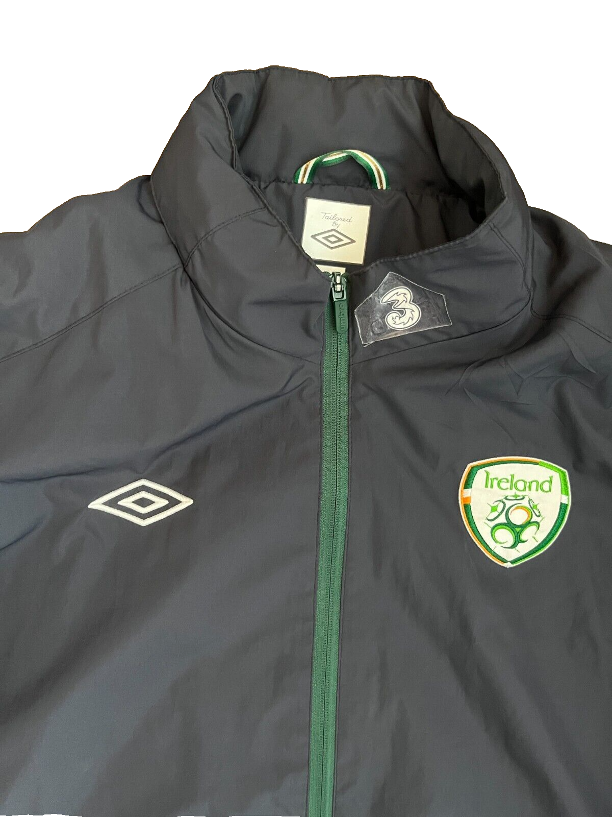 Ireland Football Training Presentation Jacket Sudadera Umbro Windbreaker Size XL