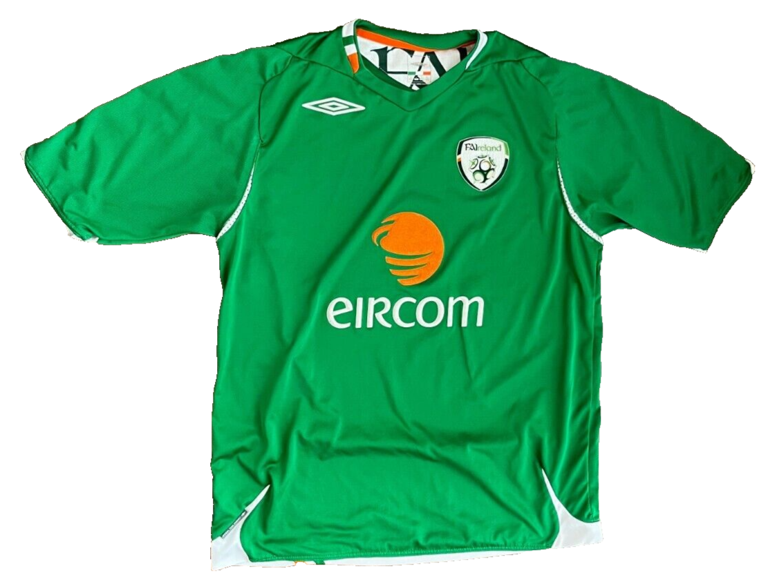 Ireland Jersey 2006 2007 2008 Home Shirt Umbro Football Size Men L
