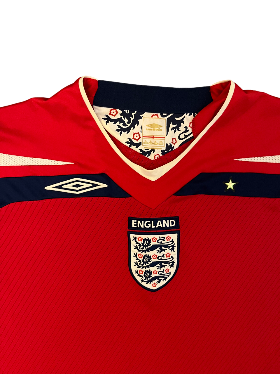 England Jersey 2008 2009 2010 Away Shirt Umbro Football Soccer Size Men XL