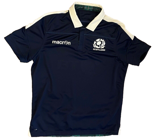 Scotland Jersey Home Shirt Macron Rugby Union Men Check Measurements