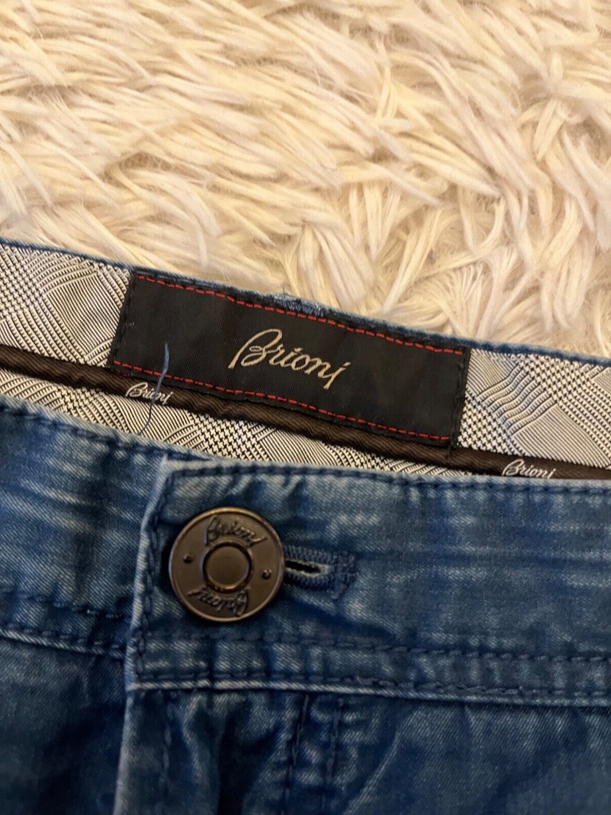 Brioni Jean Pants Trousers Sunset Jeans Size Men 40 Blue Made in Italy