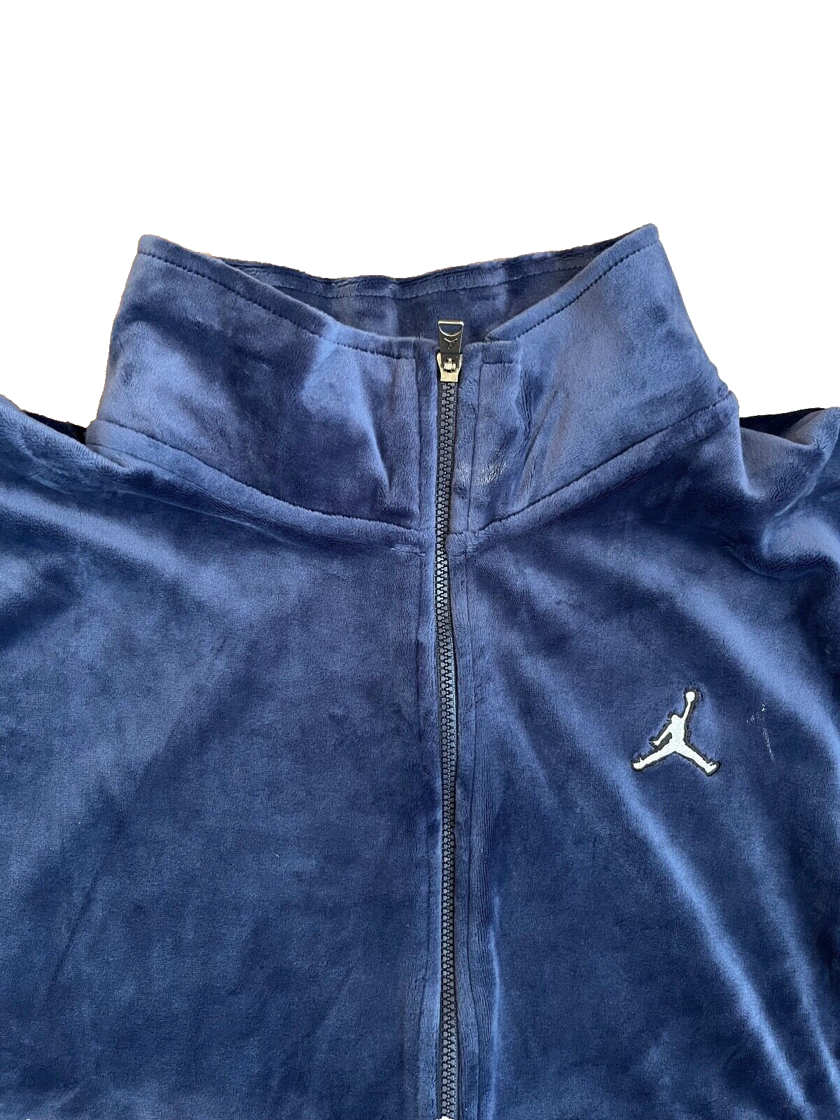 Jordan Velour Sweater Jacket Full Zip Loose Fit Women Size 1X PLUS SIZE