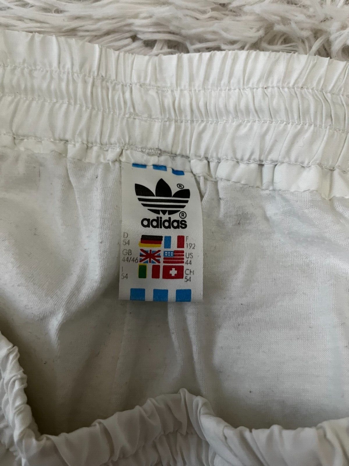 Rare Vintage Stefan Edberg Tennis Pants Adidas Men Size 54