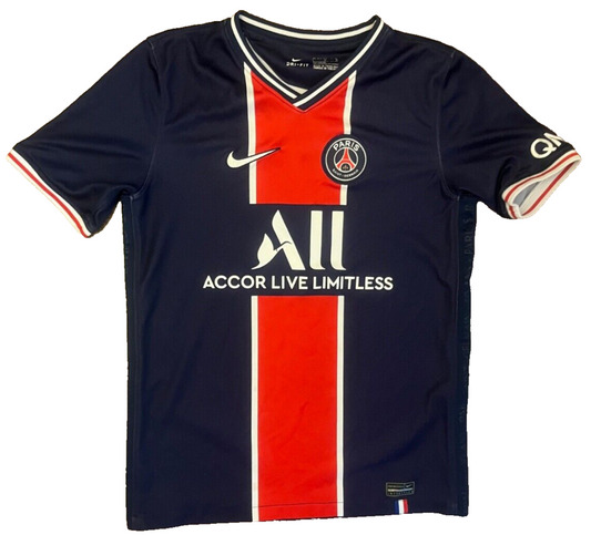 PSG Paris Saint Germain Jersey 2020 2021 Home Shirt Nike Football Size Youth L