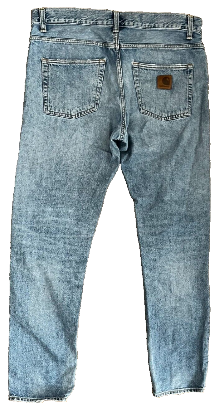 Carhartt WIP Klondike Pants Men Size 34x32 Blue Jeans Trousers