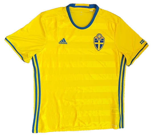 Sweden Jersey 2016 Euro Home Shirt Adidas Football Size Men XL