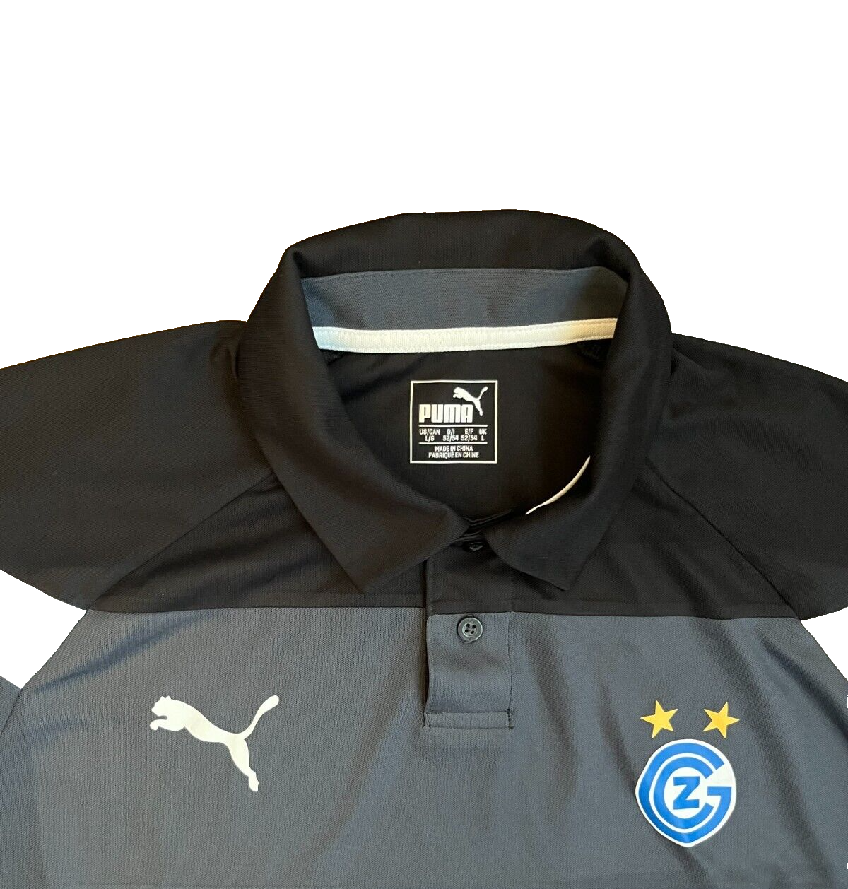 Grasshopper Zurich Jersey Training Polo Shirt Puma Football Size Men L
