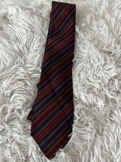 Stefano Ricci Pure Silk Neck Tie Made in Italy Multi-Color Striped