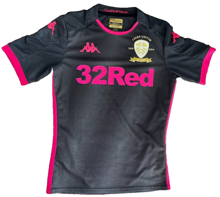 Leeds United Jersey 2019 2020 Away Shirt Kappa Football Size Men S