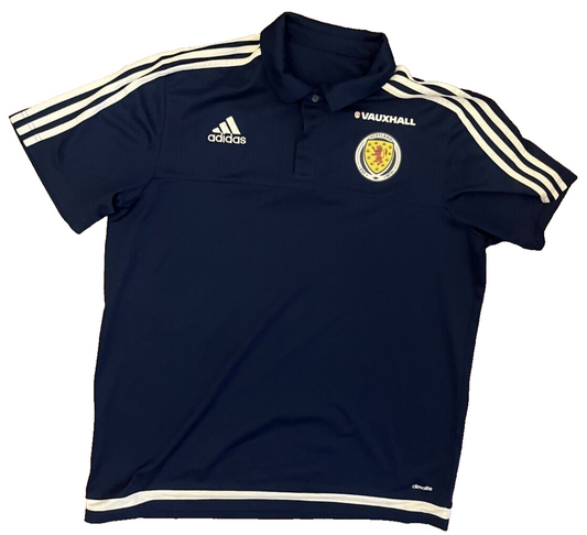 Scotland Jersey 2015 2016 Polo Training Shirt Adidas Football Size Men XL