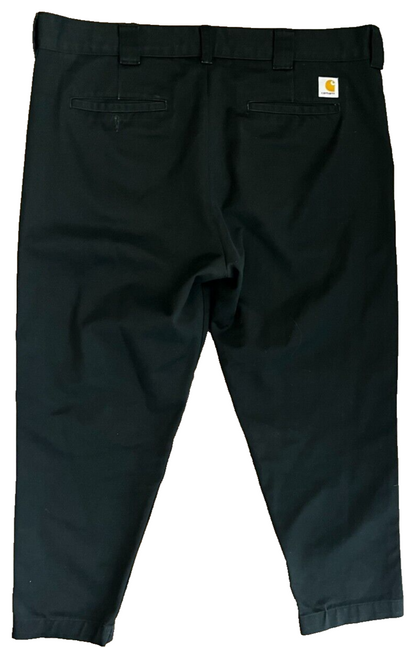 Carhartt Master Pant Tappered Trousers Black Men 38x32 Chino Pants