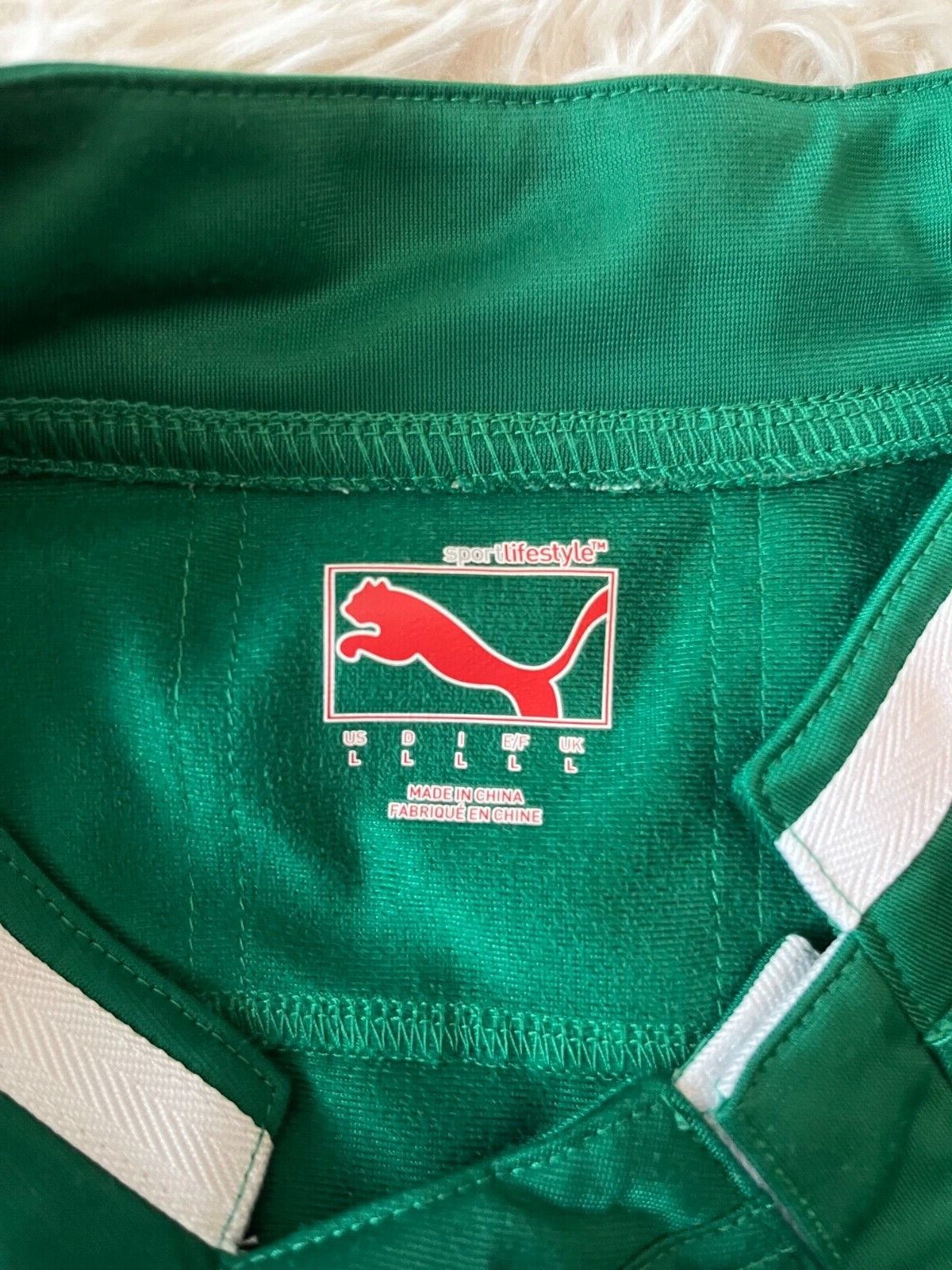 Ireland Rugby IRFU Home Shirt Jersey Puma Size Men L