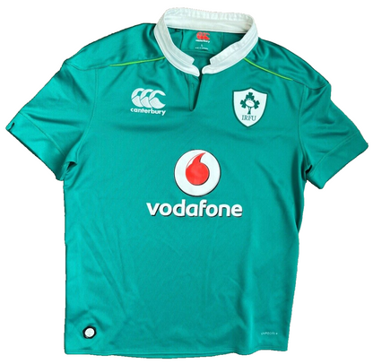 IRFU Ireland Rugby Jersey 2016 2017 Home Shirt Canterbury Size Men L