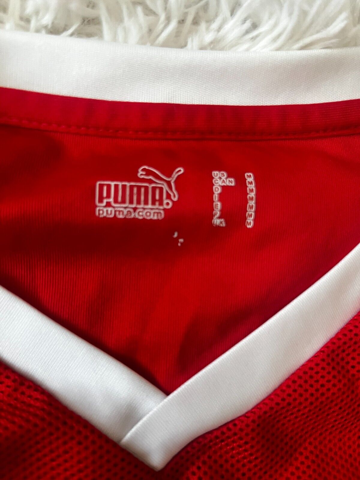 Switzerland Football 2008 2009 Home Shirt Jersey Puma Camiseta Trikot Mailot M