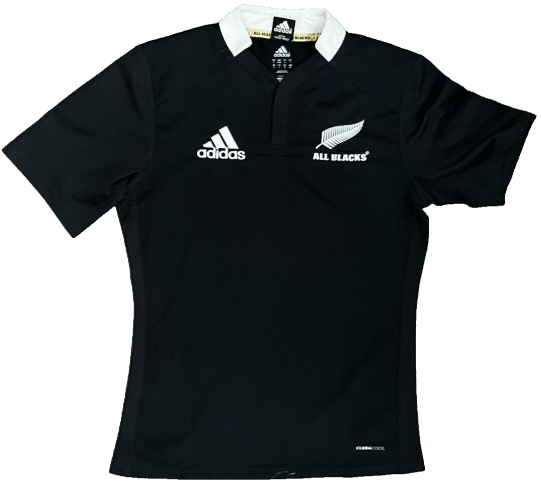 New Zealand 2019 2020 All Blacks Rugby Home Shirt Jersey Adidas Camiseta Size S