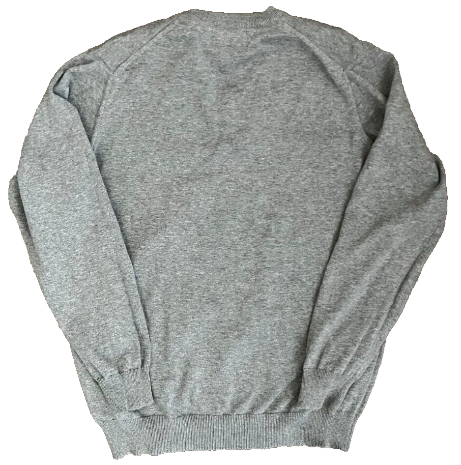 Barbour Gray Sweatshirt Cotton Pullover Sweater Jumper Men Size M