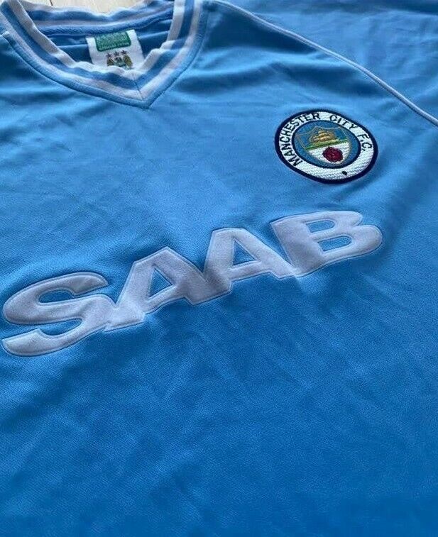 Manchester City 1982 1983 Home Shirt Jersey Camiseta Trikot Mailot Score Draw 