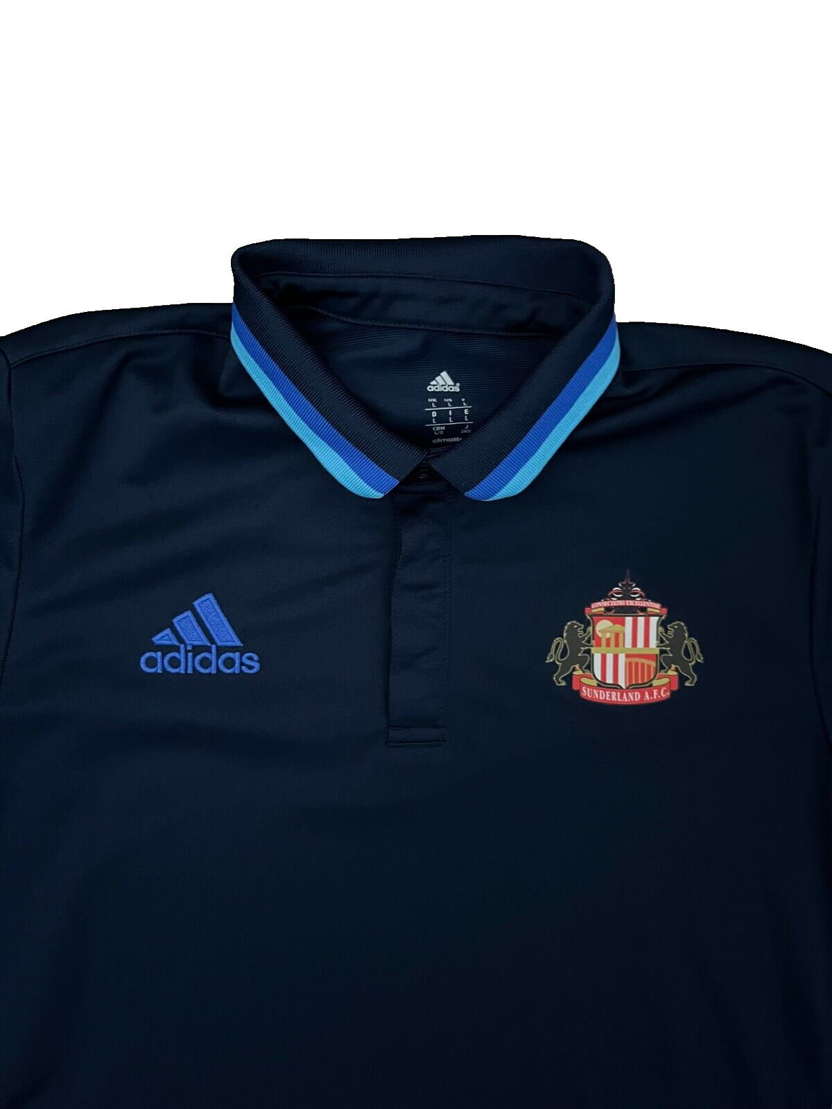 Sunderland Polo Training Shirt Jersey Adidas Camiseta Trikot Mailot Size Men L