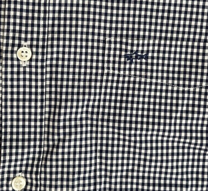 Paul Shark Yachting Button Up Shirt Checkered Cotton Men Size 42