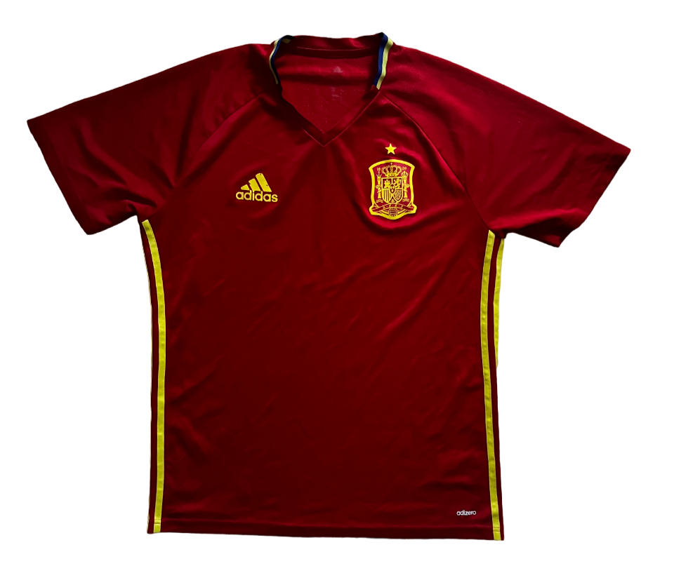 Spain 2015 2016 Training Shirt Jersey Adidas Camiseta Trikot Mailot Men S