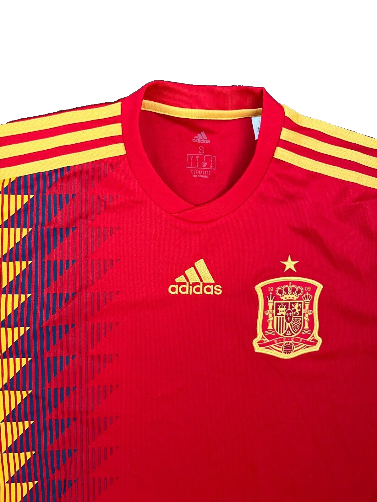 Spain Jersey 2018 2019 World Cup Shirt Adidas Football Size Men S