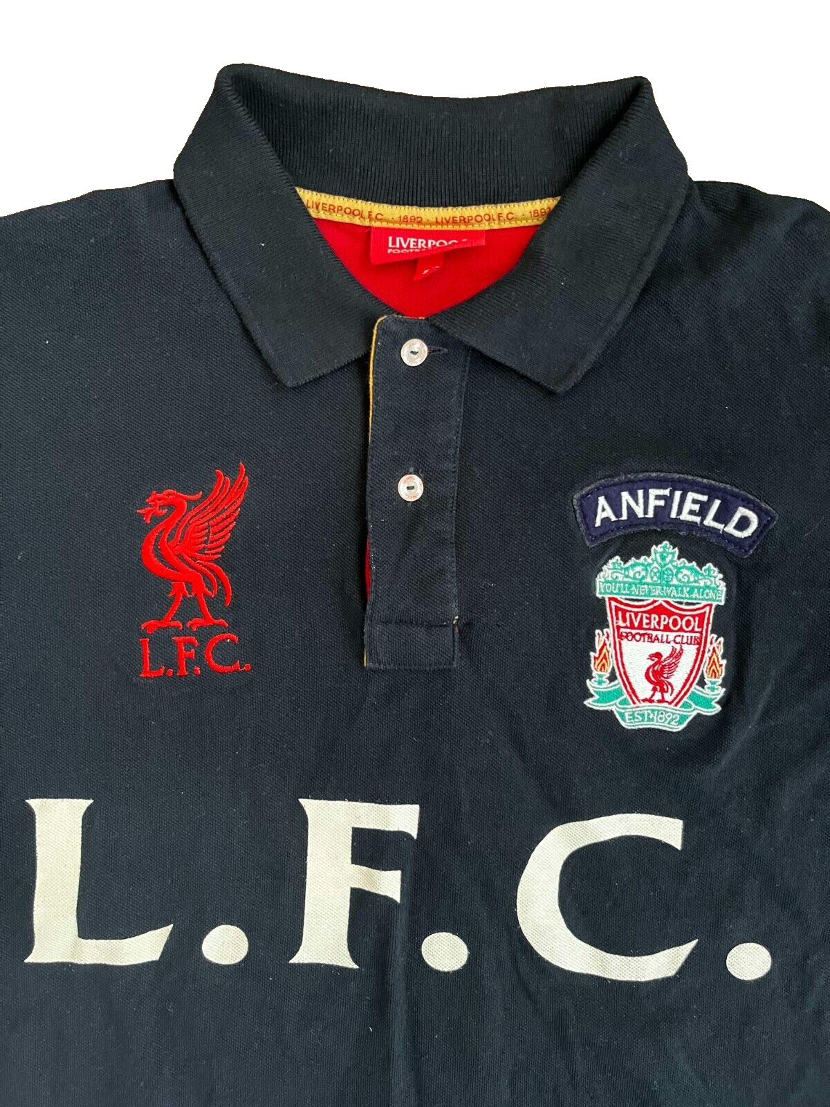 Liverpool Football Polo Shirt Jersey Merchandise Anfield LFC Size Men S