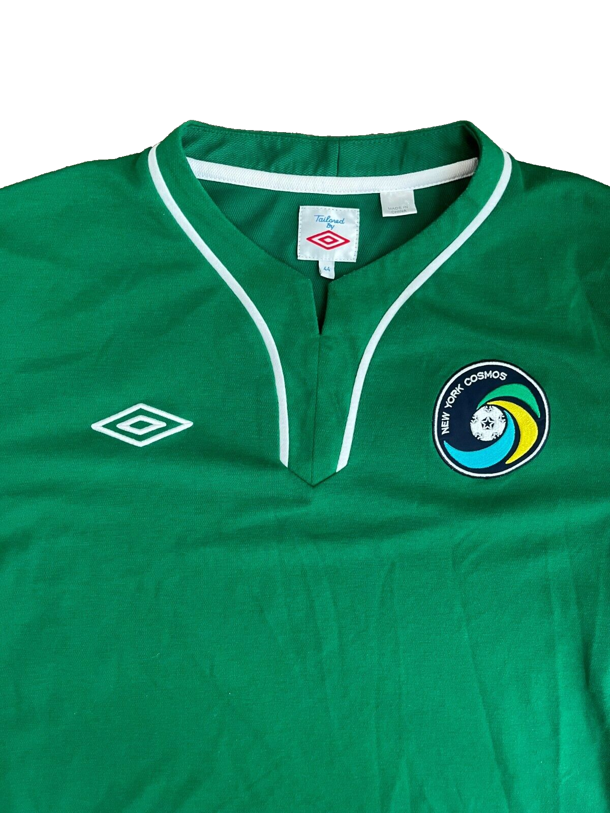 New York Cosmos Jersey Green Home Shirt Umbro Football Camiseta Size Men 44