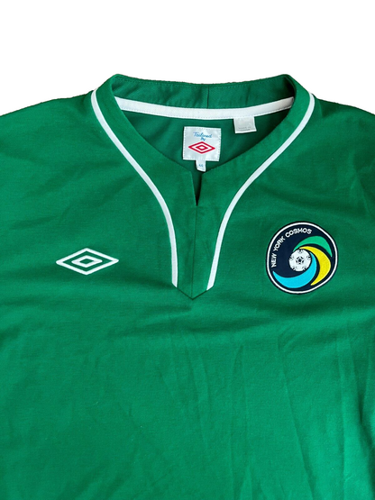 New York Cosmos Jersey Green Home Shirt Umbro Football Camiseta Size Men 44