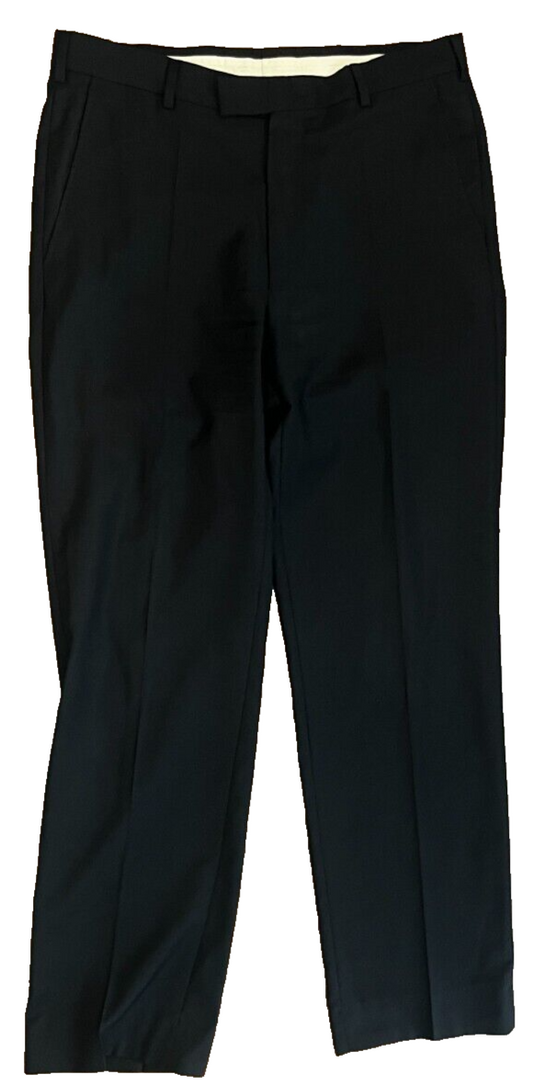 Z Zegna Wool Dress Pants Trousers Black Size Men 48 R