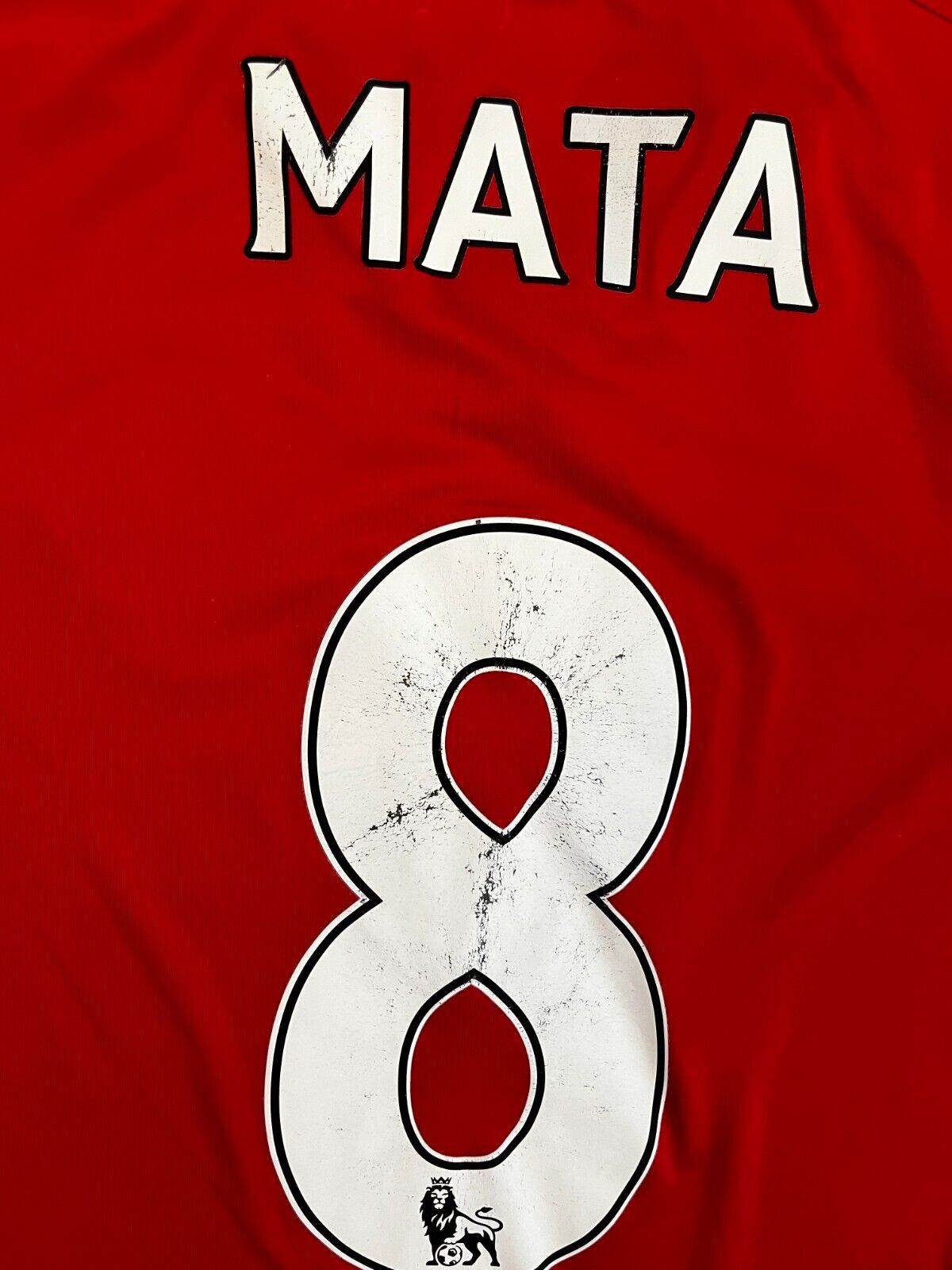 Juan Mata Manchester United Jersey 2015 2016 Home Shirt Adidas Football Size M