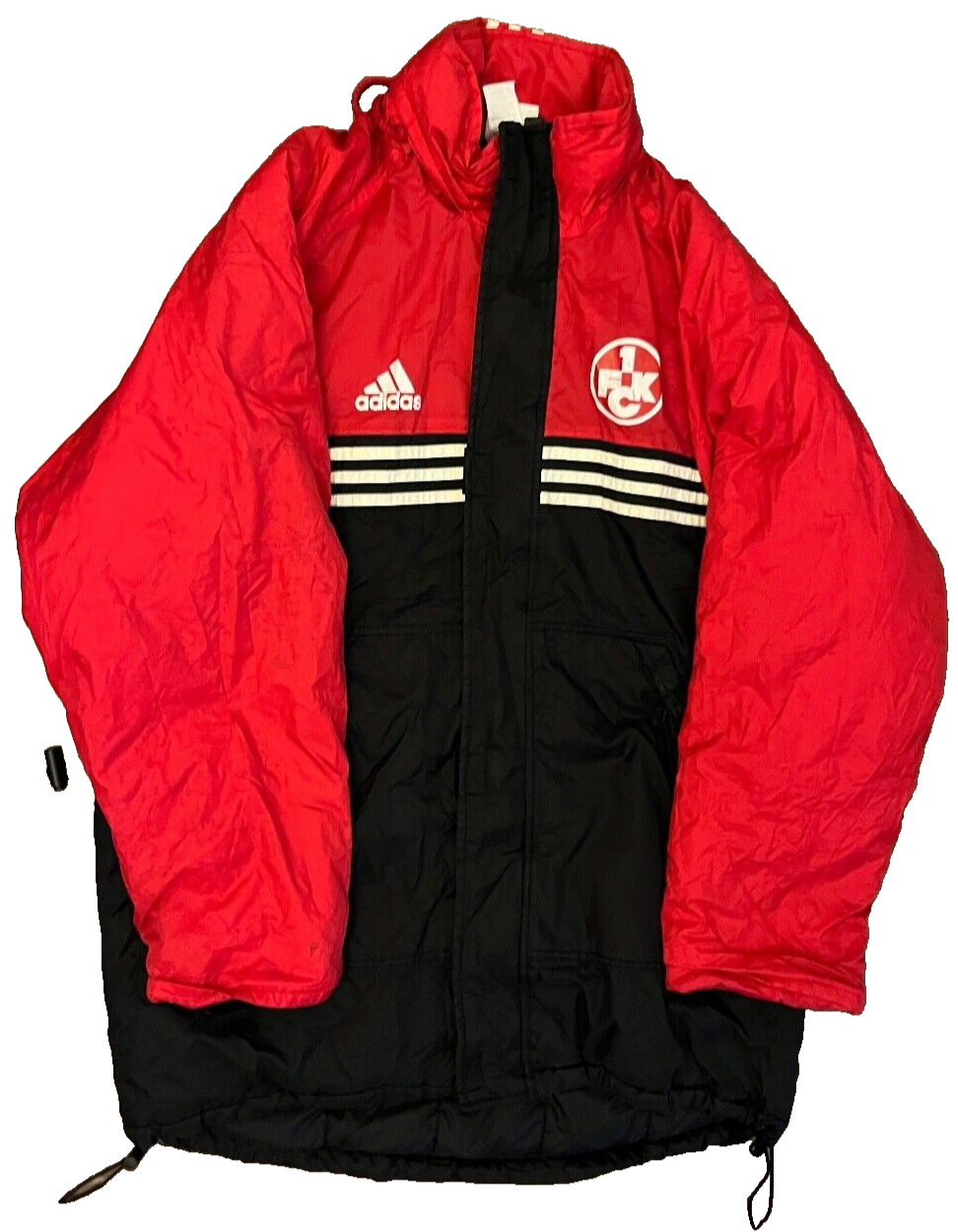 Vintage FC Kaiserslautern Football Training Jacket Soccer Adidas Men Size L